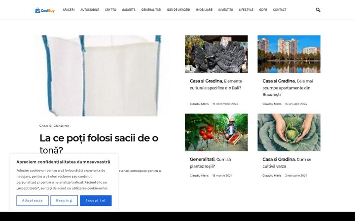 Screenshot of coolbuy.ro