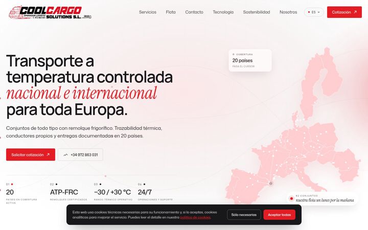 Screenshot of coolcargo.es