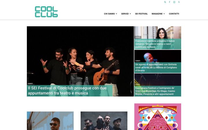 Screenshot of coolclub.it