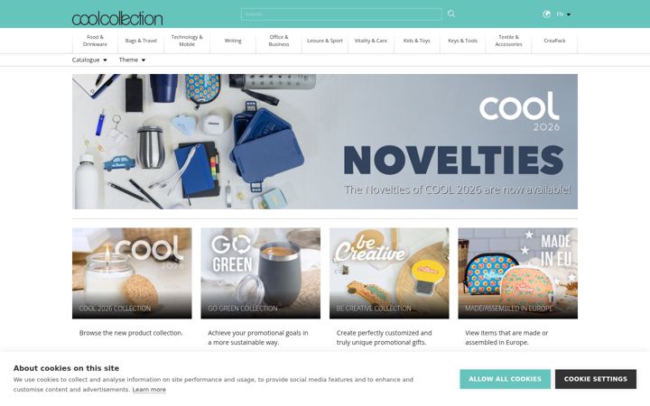 Screenshot stránky coolcollection.eu