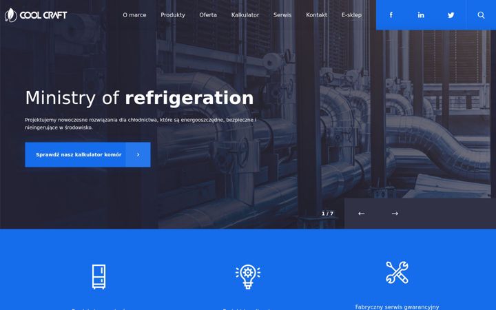 Screenshot of coolcraft.pl