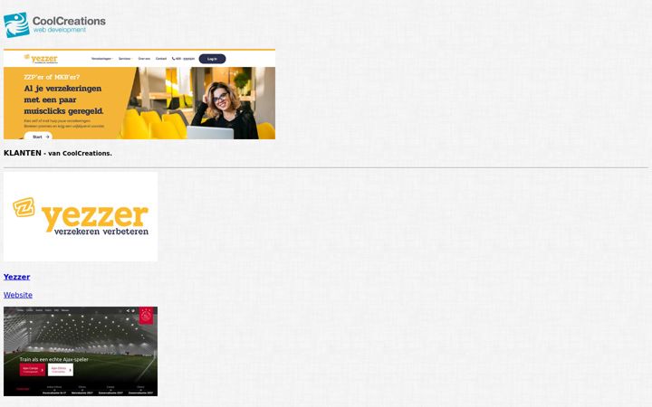Screenshot of coolcreations.nl