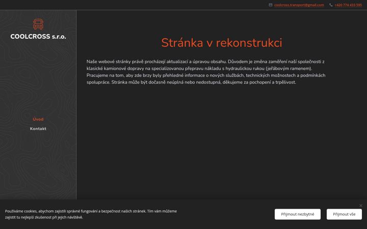 Screenshot van coolcross.cz
