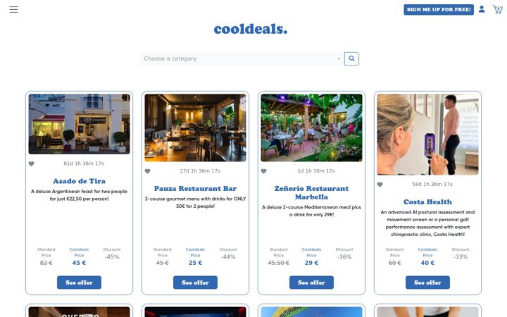 Screenshot of cooldeals.es