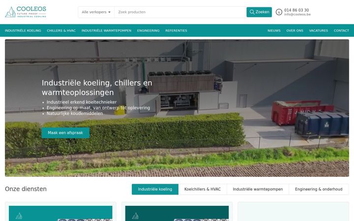 Screenshot of cooleos.be