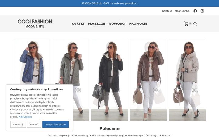 Screenshot ta' coolfashion.pl