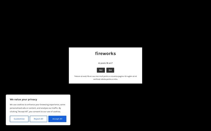 Screenshot van coolfireworks.ro