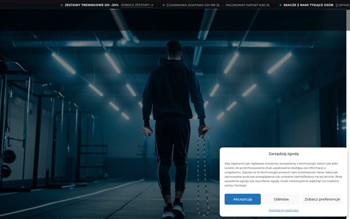 Screenshot ta' coolfitness.pl