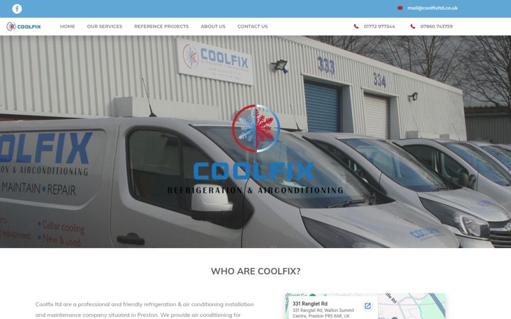 Screenshot of coolfixltd.co.uk