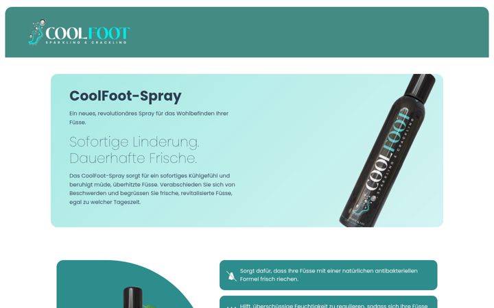 Screenshot of coolfoot.ch