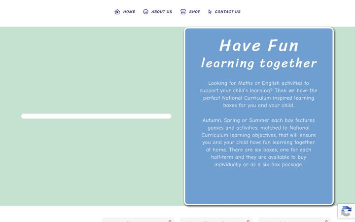 Screenshot of coolforschoollearning.co.uk
