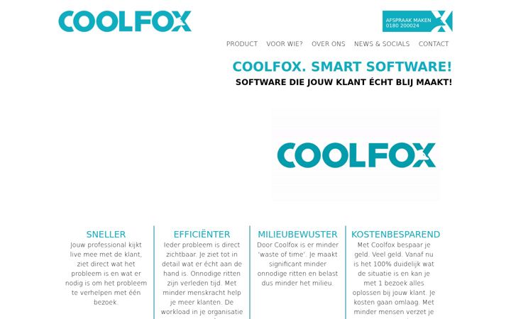 Screenshot of coolfox.nl