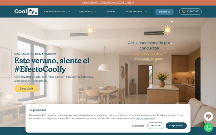 Screenshot of coolfy.net