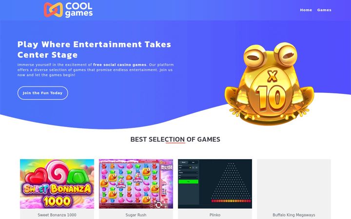 Screenshot ta' coolgames25.net