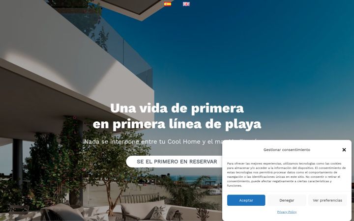 Screenshot of coolhomesbeach2.com