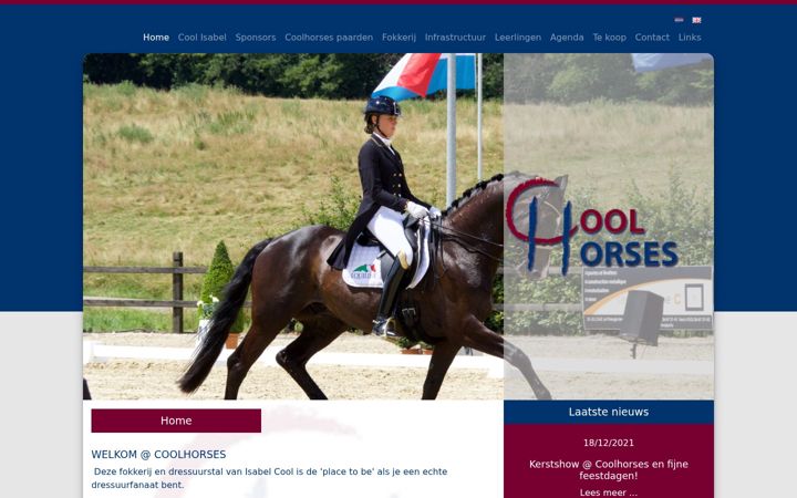 Screenshot of coolhorses.be