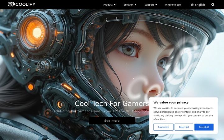 Screenshot of coolifycool.com