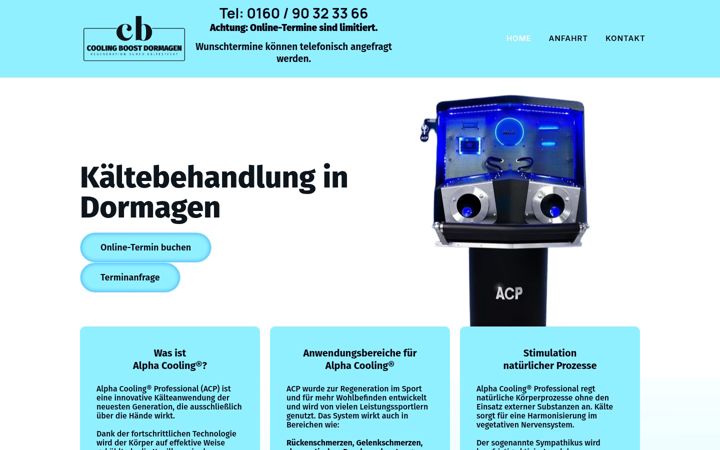 Screenshot of cooling-boost.de