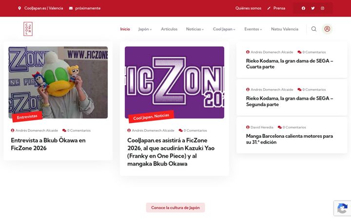 Screenshot of cooljapan.es