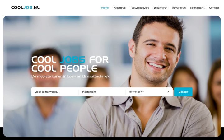 Screenshot of cooljob.nl