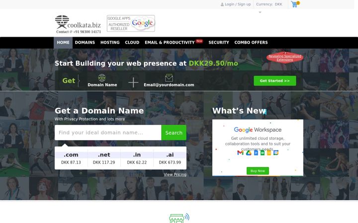 Screenshot of coolkata.biz