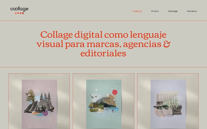 Screenshot of coollage.es
