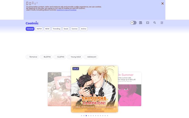 Screenshot of coolmic.me