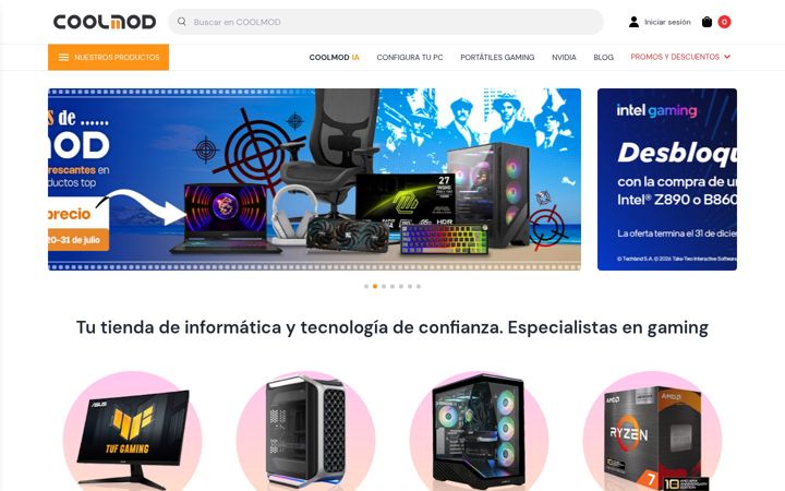 Screenshot of coolmod.com