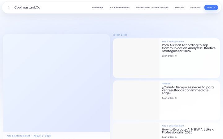 Screenshot of coolmustard.co.uk