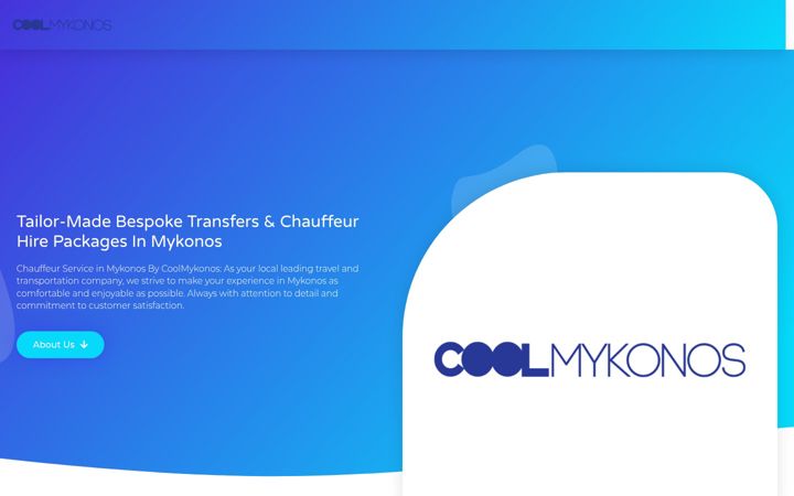 Screenshot of coolmykonos.gr