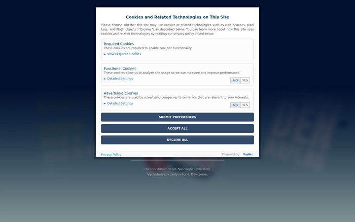 Screenshot of coolnealko.cz