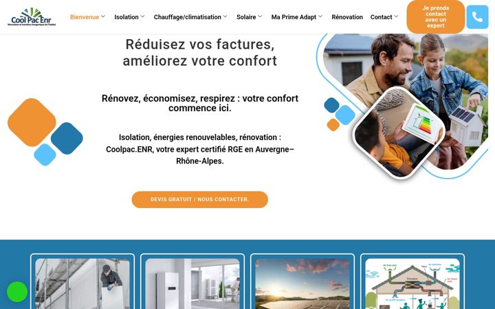 Screenshot of coolpac-enr.com