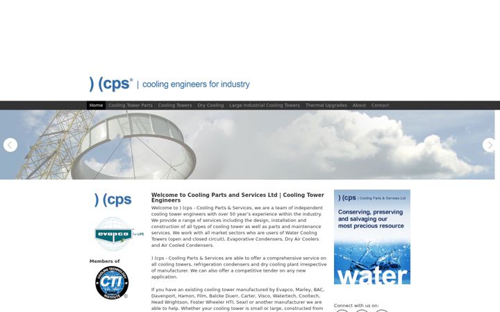 Screenshot of coolpartservices.co.uk