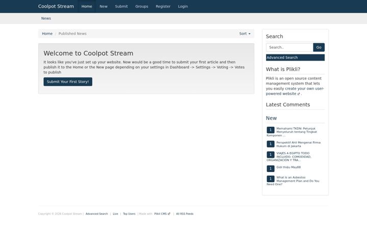 Screenshot of coolpot.stream