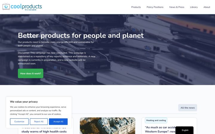 Screenshot of coolproducts.eu