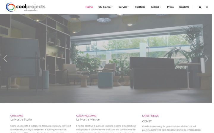 Screenshot of coolprojects.it