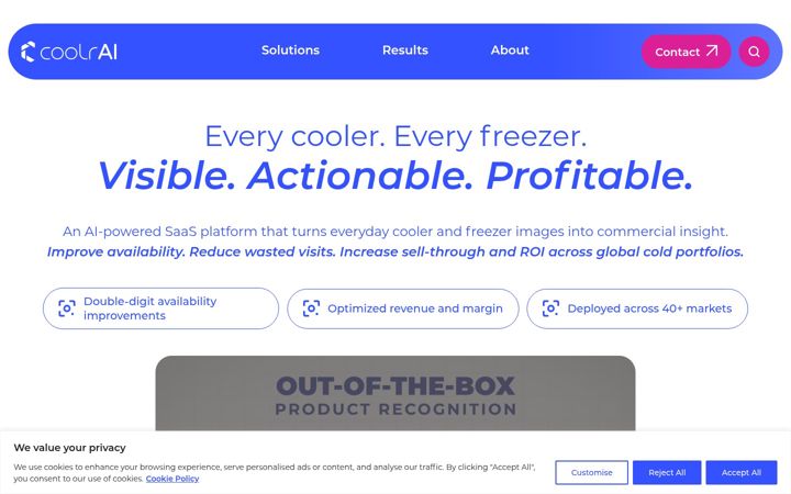 Screenshot of coolr.ai