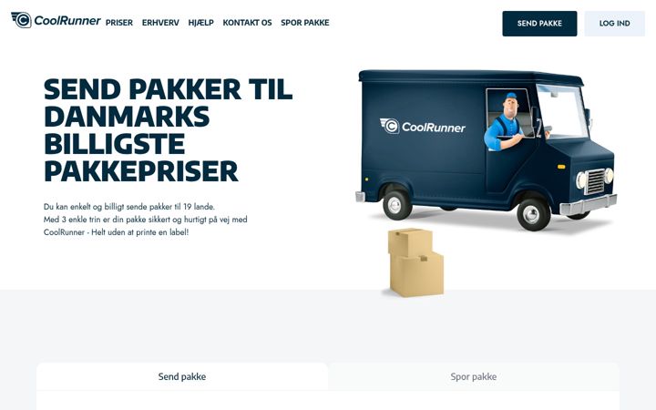 Capture d'écran de coolrunner.dk