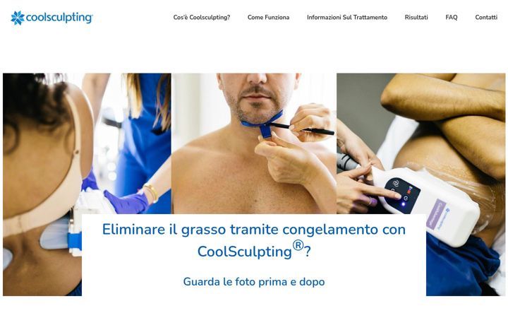 Screenshot of coolsculptingpalermo.it