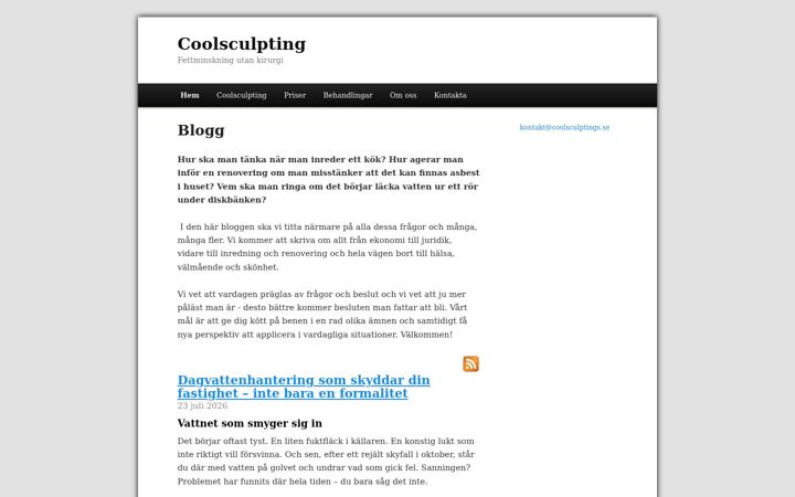 Screenshot of coolsculptings.se