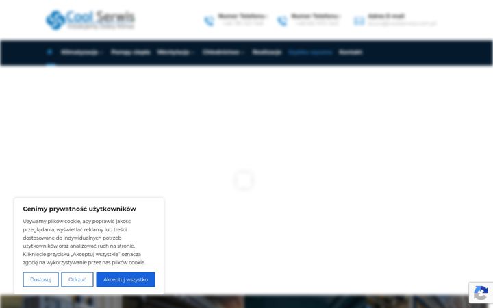Snímek obrazovky coolserwis.com.pl