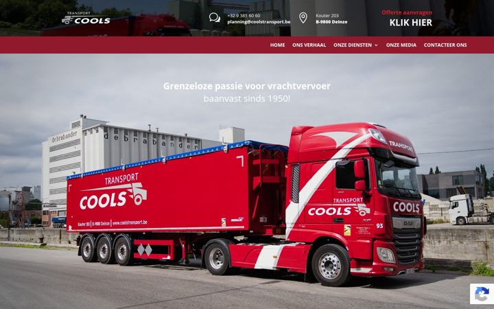 Screenshot of coolstransport.be