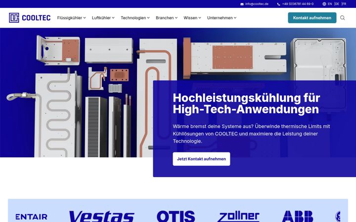Screenshot of cooltec.de