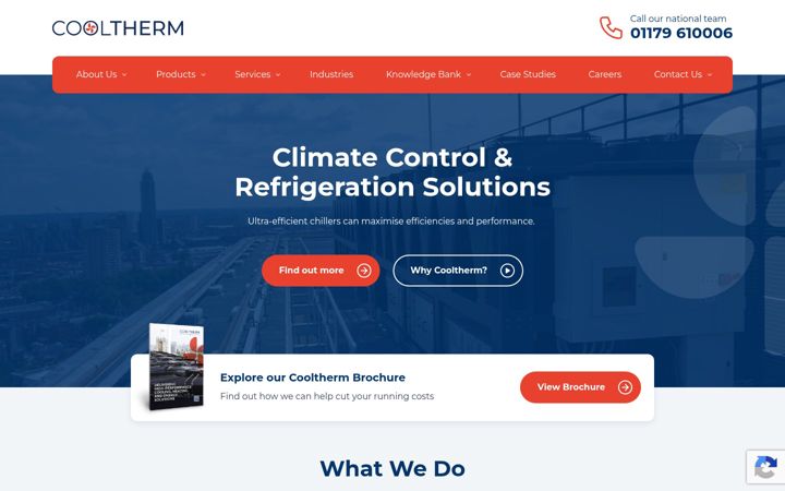 Screenshot di cooltherm.co.uk
