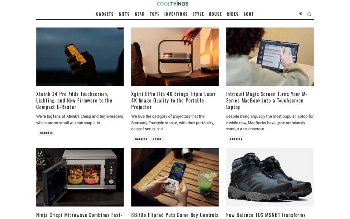 Screenshot of coolthings.com