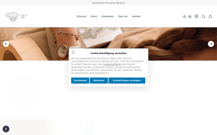 Screenshot of cooltimekids.de