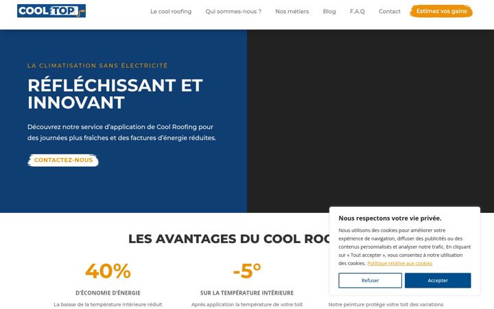 Screenshot of cooltop.top