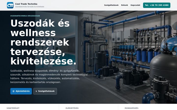 Screenshot of cooltradetechnika.hu