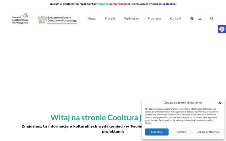 Snímek obrazovky cooltura.com.pl