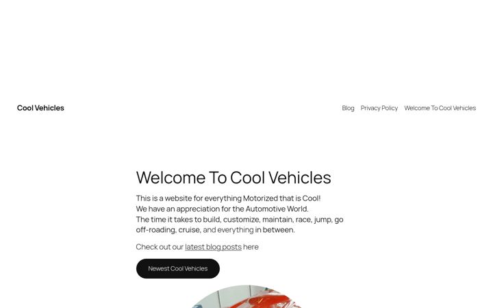 Screenshot of coolvehicles.ca